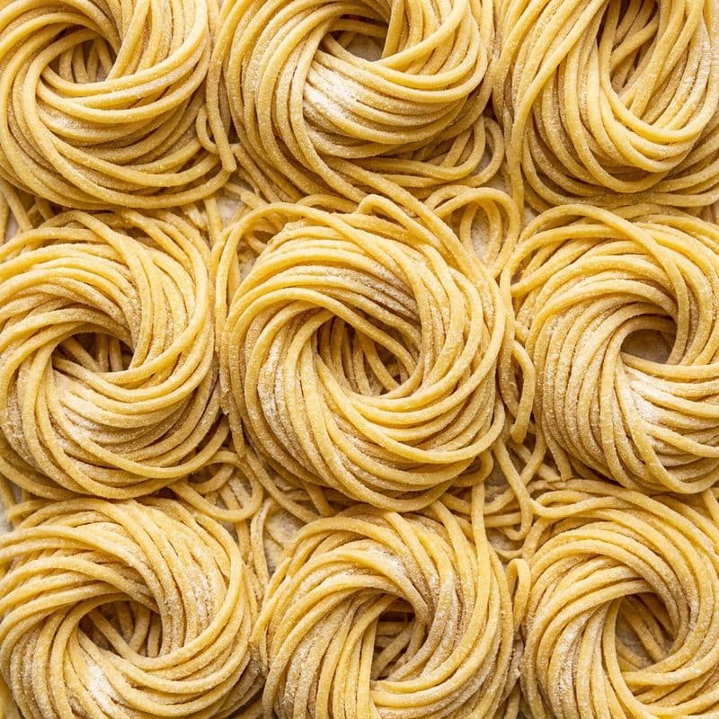 Spaghetti pasta texture