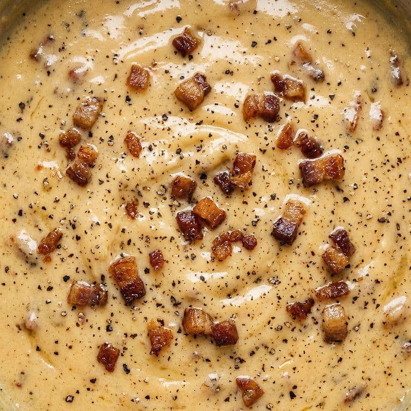 Carbonara texture