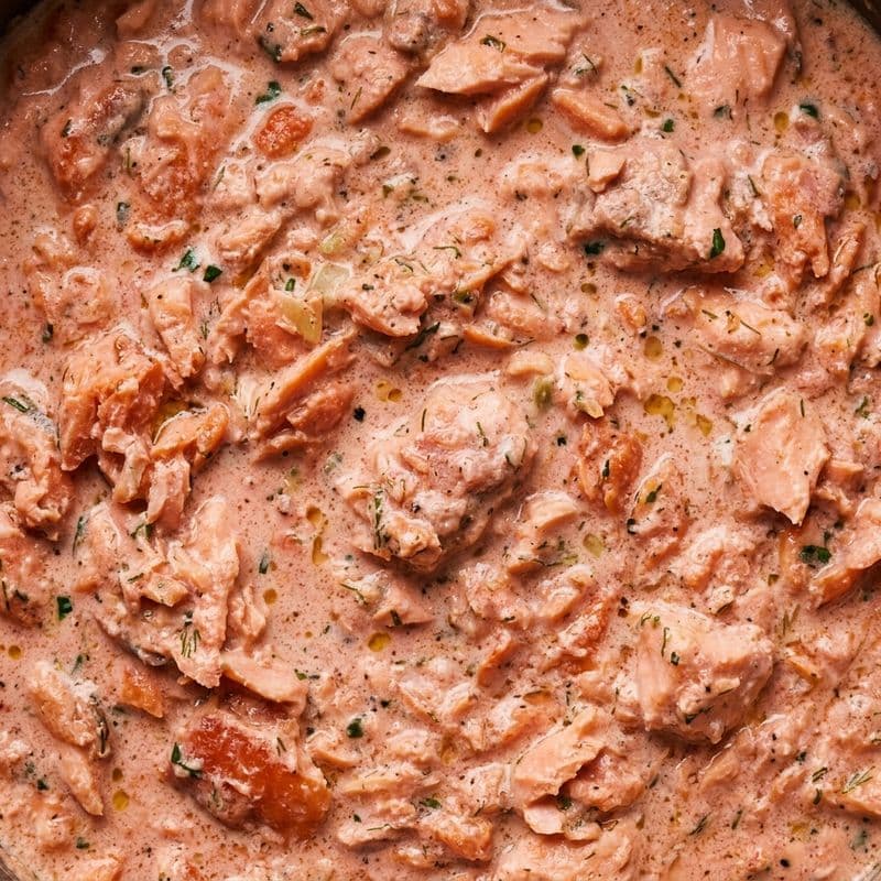 Ragu di Salmone texture