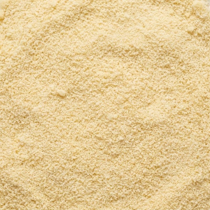 Parmigiano topping texture